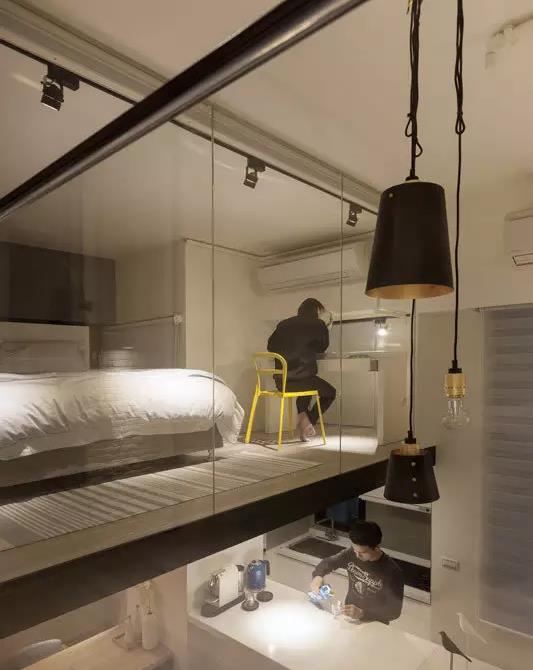 石家莊32歲小哥的42㎡小家,拆掉室內所有隔墻,打造通透無敵大空間